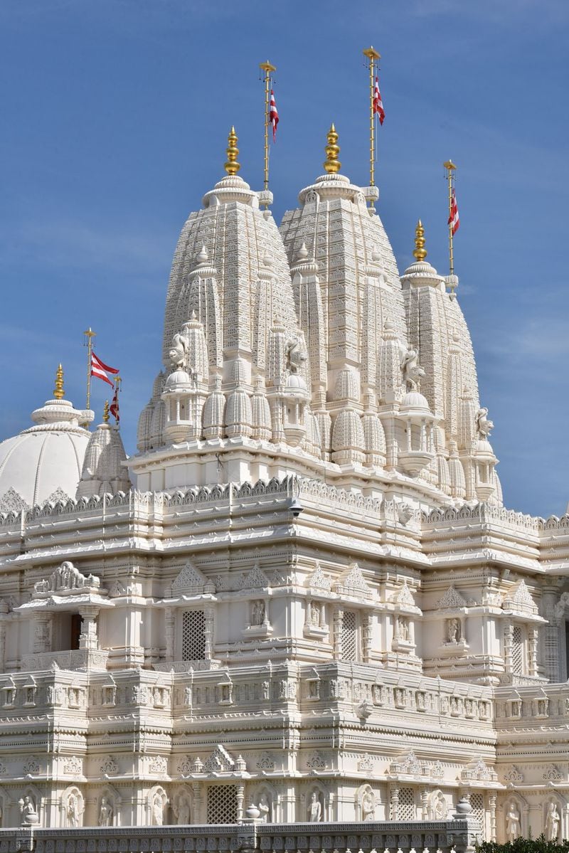 BAPS Shri Swaminarayan Mandir is Gwinnett County’s top tourist attraction. HYOSUB SHIN / HSHIN@AJC.COM