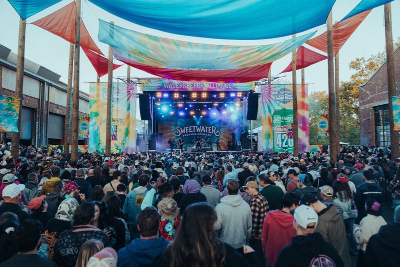 SweetWater celebrated 420 Fest and Earth Day at Pullman Yards in April. Courtesy of SweetWater Brewing