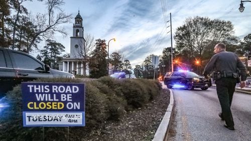 Several roads around Emory University will be closed from 4 a.m. to 4 p.m. Tuesday for a tribute service for former first lady Rosalynn Carter, who died Nov. 19 at the age of 96.