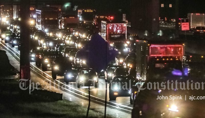 DeKalb County commuters were experiencing major delays on I-85 North after a crash blocked multiple lanes at the North Druid Hills Road exit.