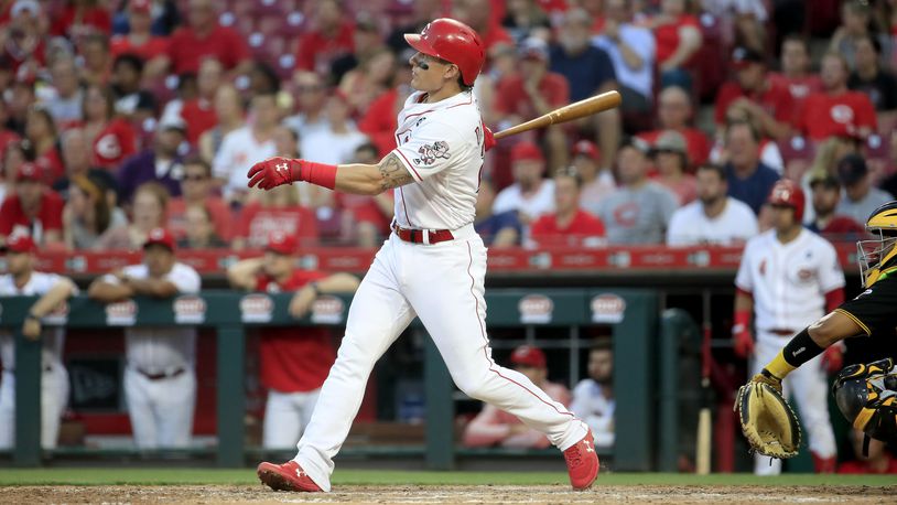 Derek Dietrich homers 3 times as Reds beat pitching-strapped