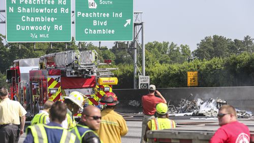 The plane that crashed onto I-285 in DeKalb County earlier this month was moving “extremely slow” before plummeting onto the busy interstate, a witness told investigators with the National Transportation Safety Board.