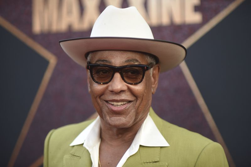 Giancarlo Esposito arrives at the premiere of "MaXXXine" on Monday, June 24, 2024, in Los Angeles. (Photo by Richard Shotwell/Invision/AP)