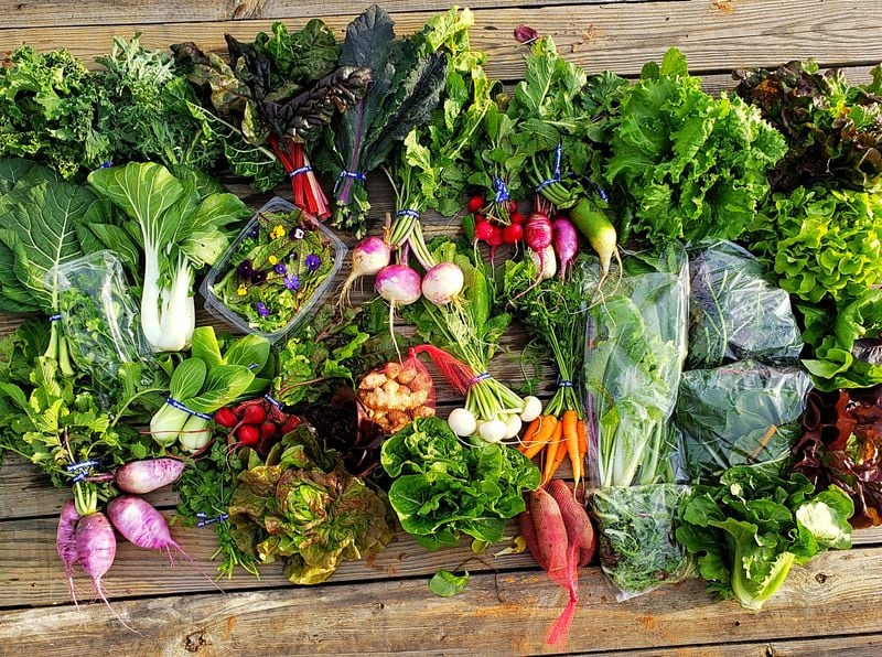 Rodgers Greens and Roots offers an online market for a la carte farm produce open Tuesdays and Wednesdays. (Courtesy of Rodgers Greens and Roots)