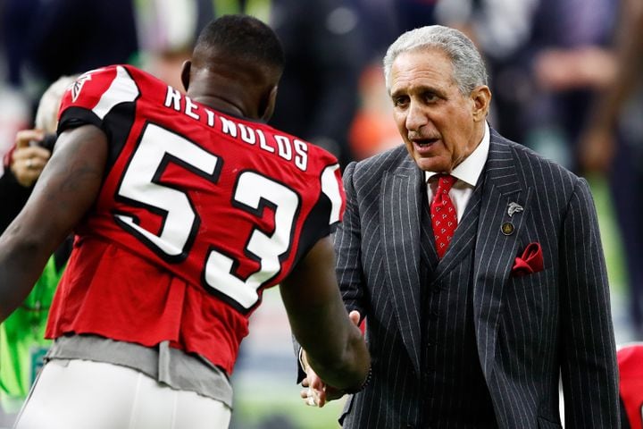 Photos: Arthur Blank and wife at Super Bowl