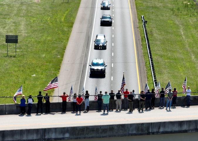 Deputy Jonathan Kolesk fureral procession