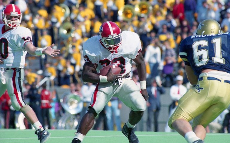 Terrell Davis. He did everything great.