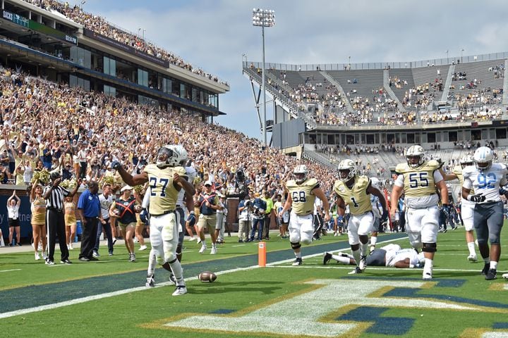 Photos: Georgia Tech is upset by The Citadel