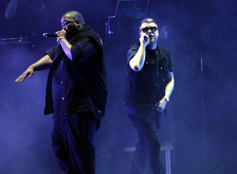 Run the Jewels will play the Shaky Knees Festival in October. (Courtesy of Robb Cohen Photography & Video / RobbsPhotos.com)