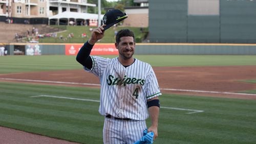 Sean Kazmar still enjoying life at 36 and playing for Gwinnett Stripers.