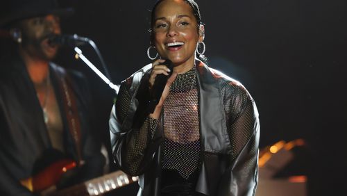 Alicia Keys performs onstage at the Seminole Hard Rock Tampa Event Center on Sept. 18, 2022, in Tampa, Florida. (Luis Santana/Tampa Bay Times/TNS)