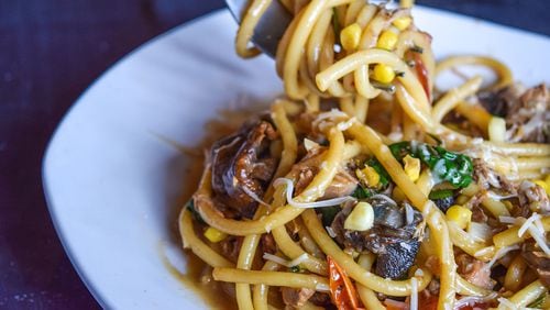 Escargot spaghetti from Bogartz Food Artz