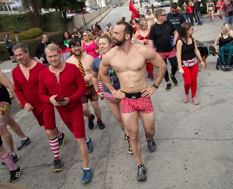 Cupid’s Undie Run at Park Tavern raises research money for neurofibromatosis. Contributed by STEVE SCHAEFER
