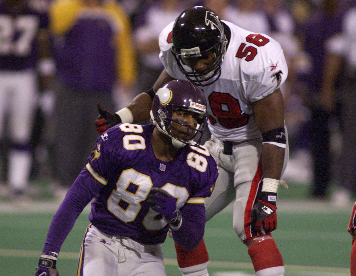 Atlanta Falcons' Jessie Tuggle dresses up as a tarantula football player,  1994 - Atlanta Journal-Constitution Photographs - Georgia State University  Library Digital Collections