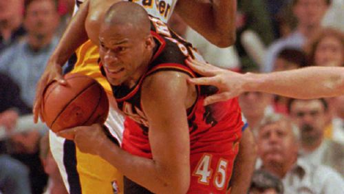 Sean Rooks arrived in Atlanta via a trade with Minnesota that also brought Christian Laettner to Hawks in 1995.