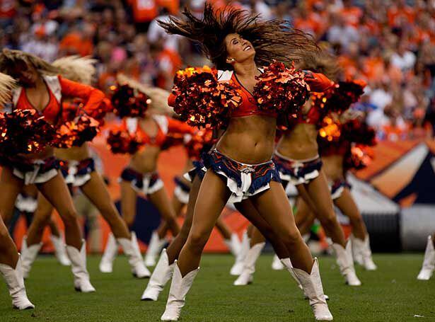 NFL cheerleaders in the preseason