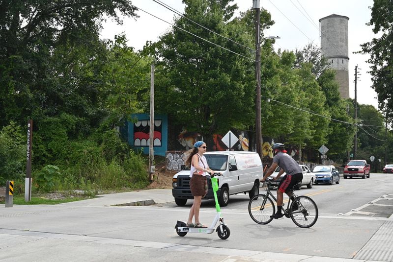 The Beltline's Eastside Trail has been one of the most desirable areas for intown development. A hotel under development by Portman, at 667 Auburn Ave., will be built with the help of a tax break from the Development Authority of Fulton County. (Hyosub Shin / Hyosub.Shin@ajc.com)