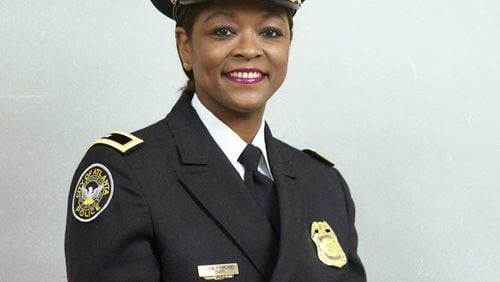 Chief Beverly Harvard is featured on APD’s Facebook page as part of its Black History Month celebration. CONTRIBUTED