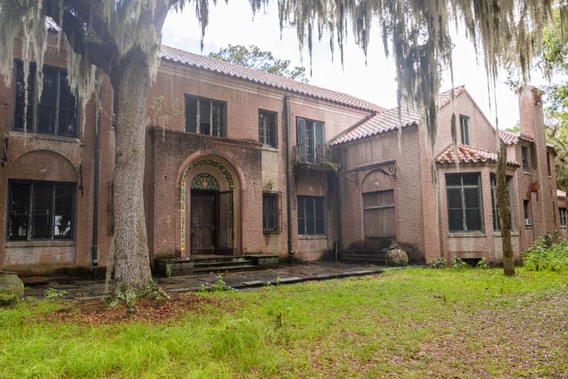 Entrance to the Torrey West House on Friday, June 28, 2024 on Ossabaw Island. (AJC Photo/Katelyn Myrick)