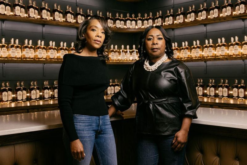 (l. to r.) Uncle Nearest Premium Whiskey founder/CEO Fawn Weaver and master blender Victoria Eady Butler will come to Hyatt Regency Atlanta for 'Love and Whiskey: Unfiltered' on June 21, 2024.