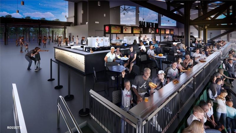 Left field will feature a new group space called the Jim Beam Bourbon Decks, behind sections 142 and 143.