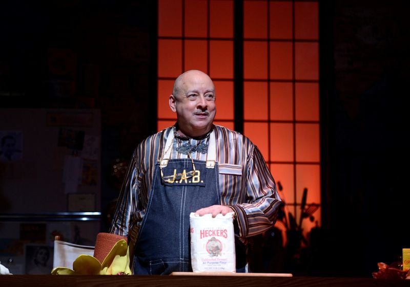 William S. Murphey as James Beard in Theatrical Outfit's "I Love to Eat." Contributed by Greg Mooney