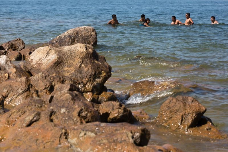 Holidays like Memorial Day and Labor Day draw swimmers to Lake Lanier in Flowery Branch. AJC FILE PHOTO 2016