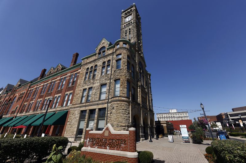 The Heritage Center of Clark County is seen in Springfield, Ohio, Wednesday, Sept. 11, 2024. (AP Photo/Paul Vernon)