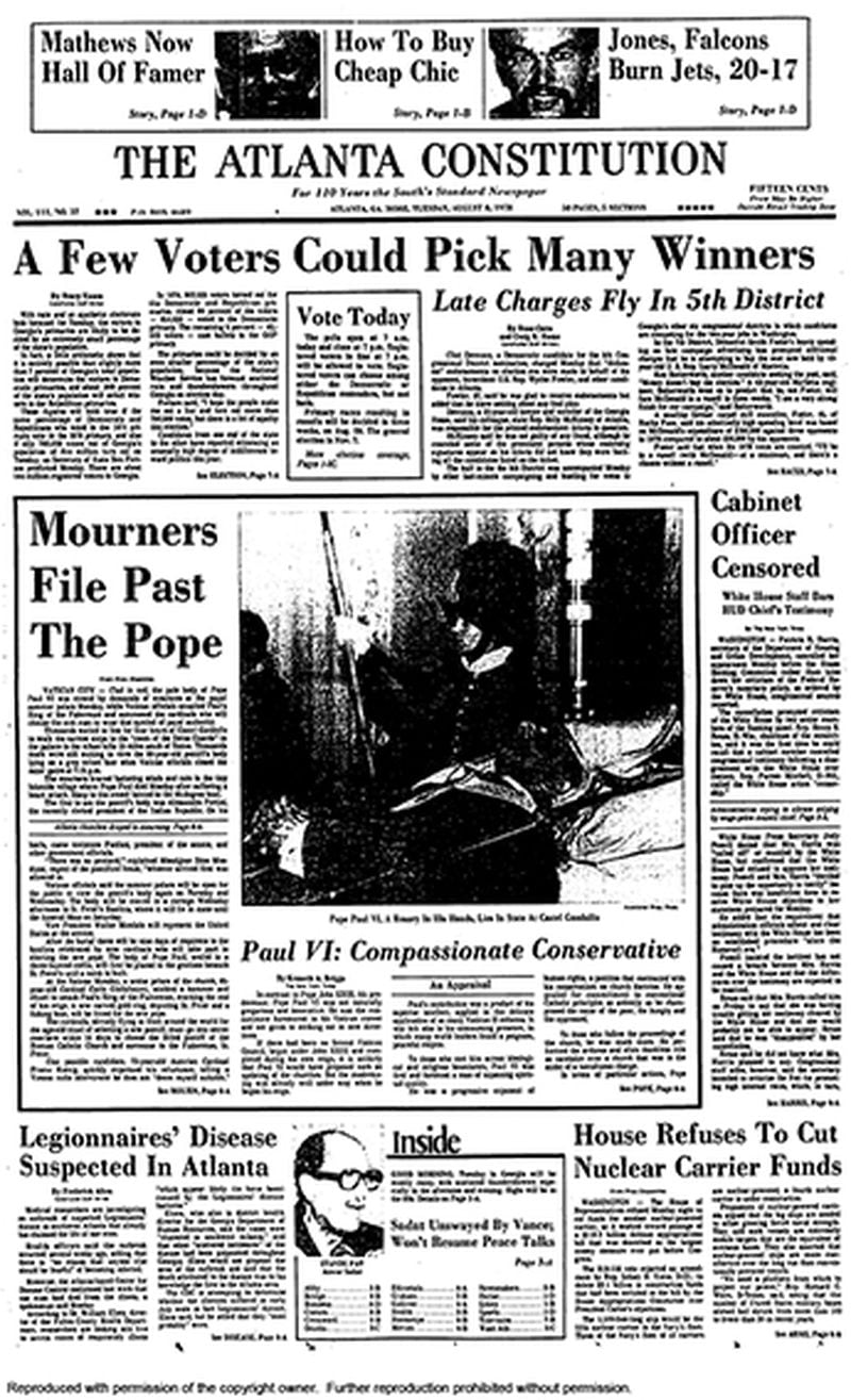 Legionnaires' disease had only been isolated by the Atlanta-based Centers for Disease Control in Jan. 1977.