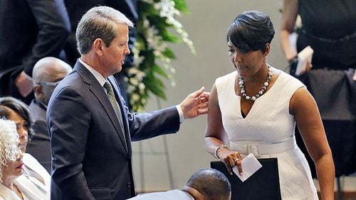 Gov. Brian Kemp’s lawsuit accuses Atlanta Mayor Keisha Lance Bottoms of violating his executive orders by banning gatherings of more than 10 people on city property and requiring people to wear masks in Atlanta.