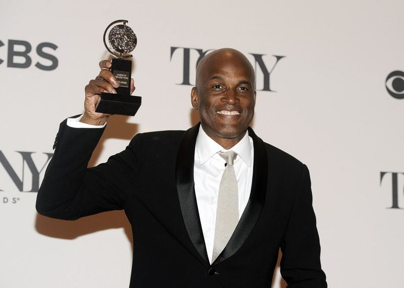 Kenny Leon poses in the pressroom with his Tony for best direction of a play for “A Raisin in the Sun” at the 68th Annual Tony Awards at Radio City Music Hall on Sunday in New York. CONTRIBUTED BY CHARLES SYKES/INVISION/AP