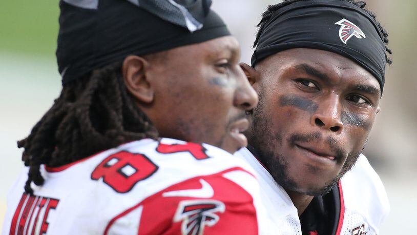 Roddy White uses story about Julio Jones joining Falcons to teach high  school athletes lesson