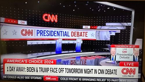 CNN on air revealed the debate set at 1 p.m. Wednesday, June 26, 2024 32 hours before the debate itself. CNN