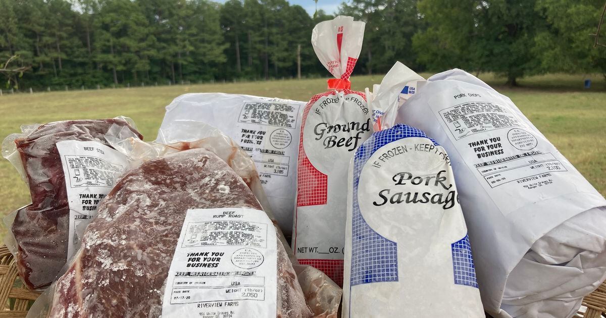 Ground Pork Meat Bags