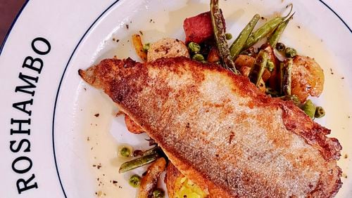 Roshambo’s Seared Georgia Mountain Trout. (Courtesy of Layla Ritchey)