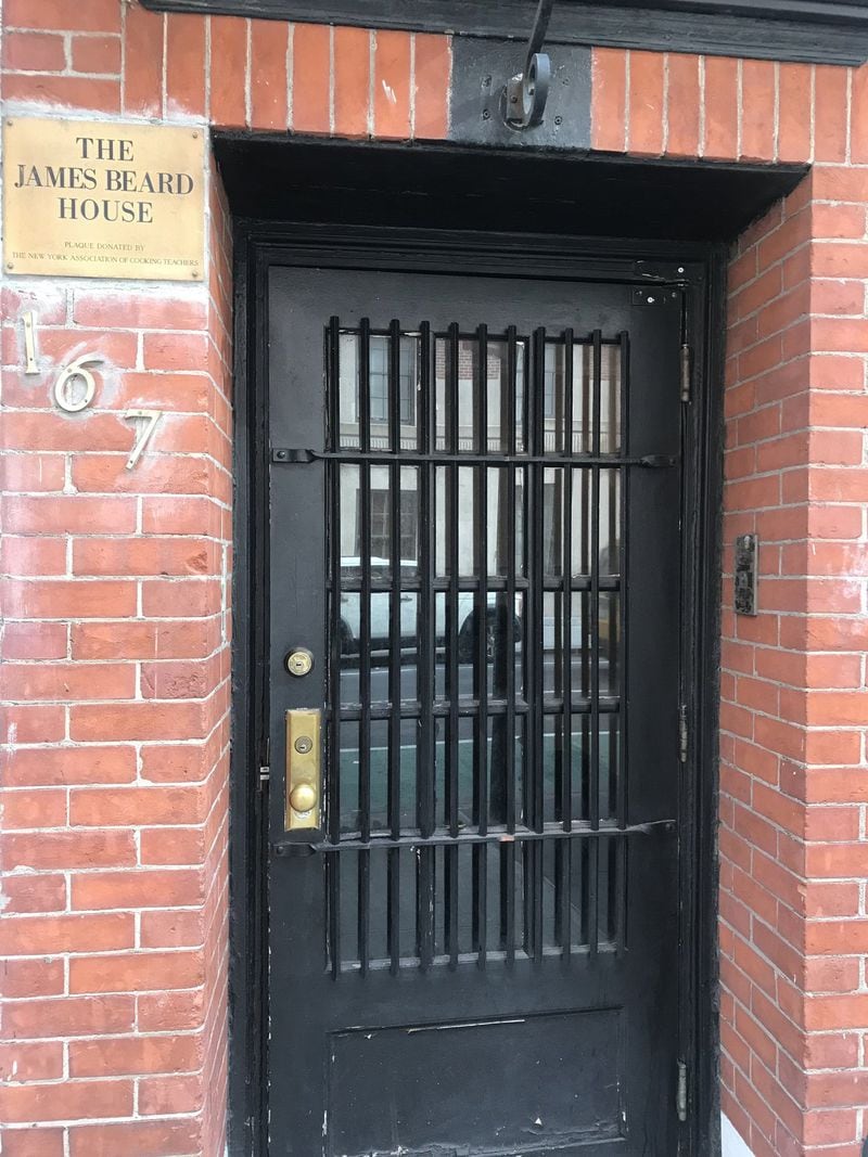 The house at 167 W. 12th St. in Manhattan’s Greenwich Village is the former residence of American cook, cookbook author, teacher and TV personality James Beard. who died in 1985. His four-story townhome became the nexus for the James Beard Foundation, and the kitchen, a performance space for chefs. LIGAYA FIGUERAS / LFIGUERAS@AJC.COM