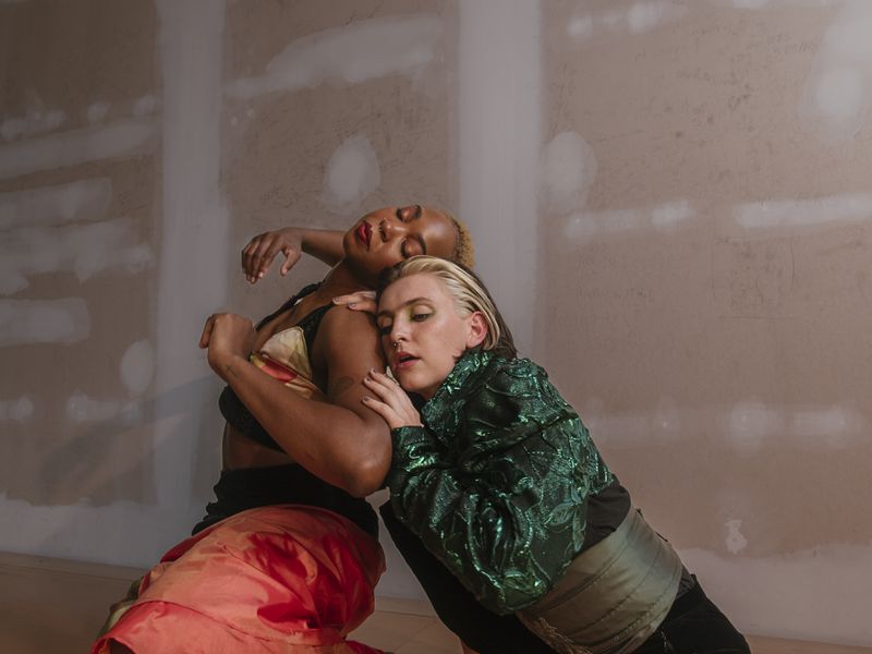 Charray Helton, left, and Faith Fidgeon. Choreographer Novoa discovered a personal connection with Ibsen’s protagonist Nora Helmer — and Nora’s historical analogue, Norwegian-Danish novelist Laura Kieler, a friend and protégé of the author and his wife 