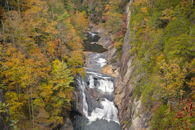 Tallulah Falls at Tallulah Gorge State Park.