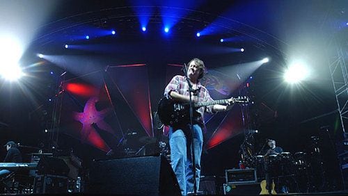 Widespread Panic front man John Bell on vocals and guitar. The nationally prominent Athens band performed New Year's and regularly appears at major music festivals.
