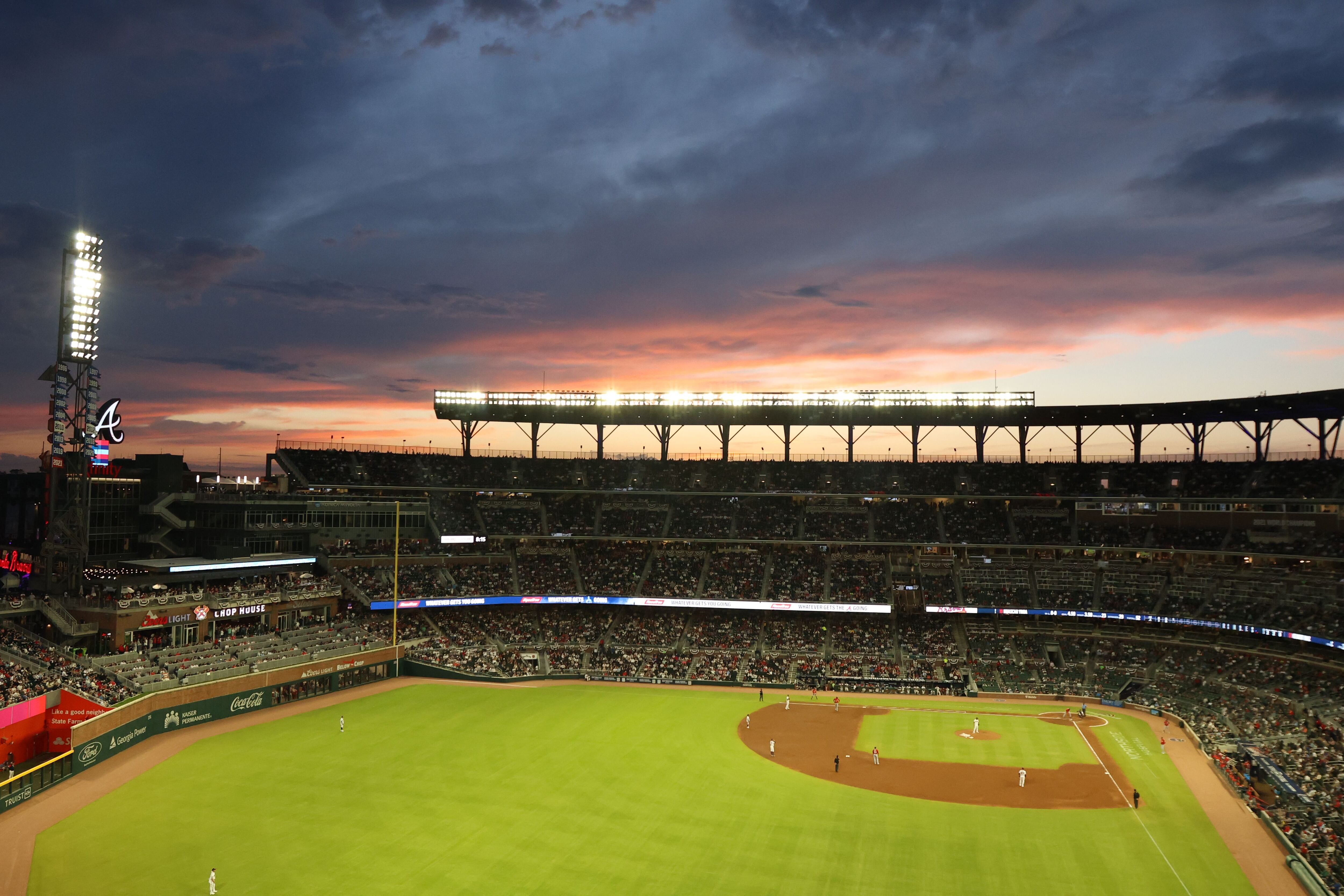 Truist Park will be full of Owls tonight as the @Braves take on the New  York Yankees for KSU Night at the Braves. Tag us in your photos…