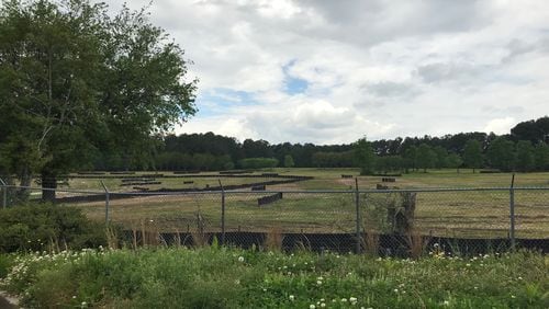 The site of the Stone Mountain Tennis Center, which hosted events during Atlanta's 1996 Olympics, has now been cleared. TYLER ESTEP / tyler.estep@ajc.com