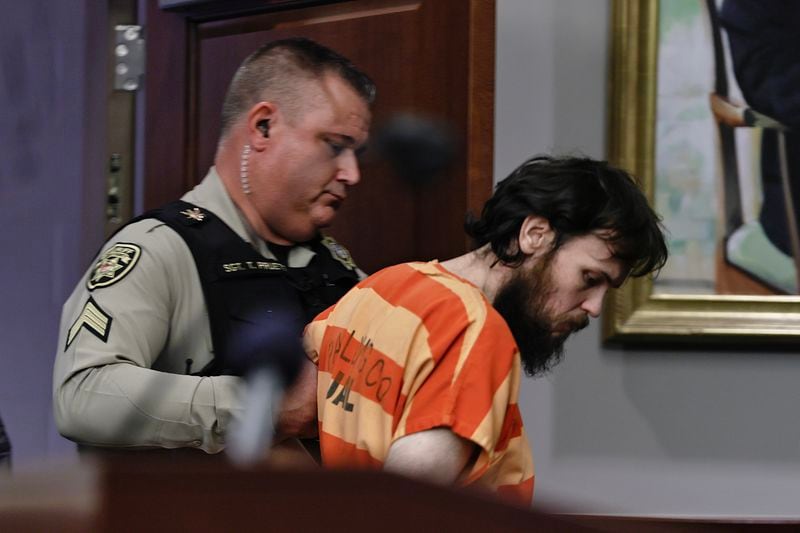 Christopher Golden, who fatally shot two Cobb County deputies, was sentenced Thursday to life in prison without the possibility of parole. (Natrice Miller/natrice.miller@ajc.com)  