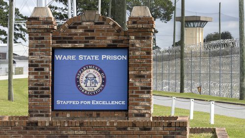 An inmate at Ware State Prison in Waycross died after an altercation with another inmate.