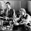 Stuart Eizenstat and Jimmy Carter at the Carter home in Plains, Georgia in 1976.