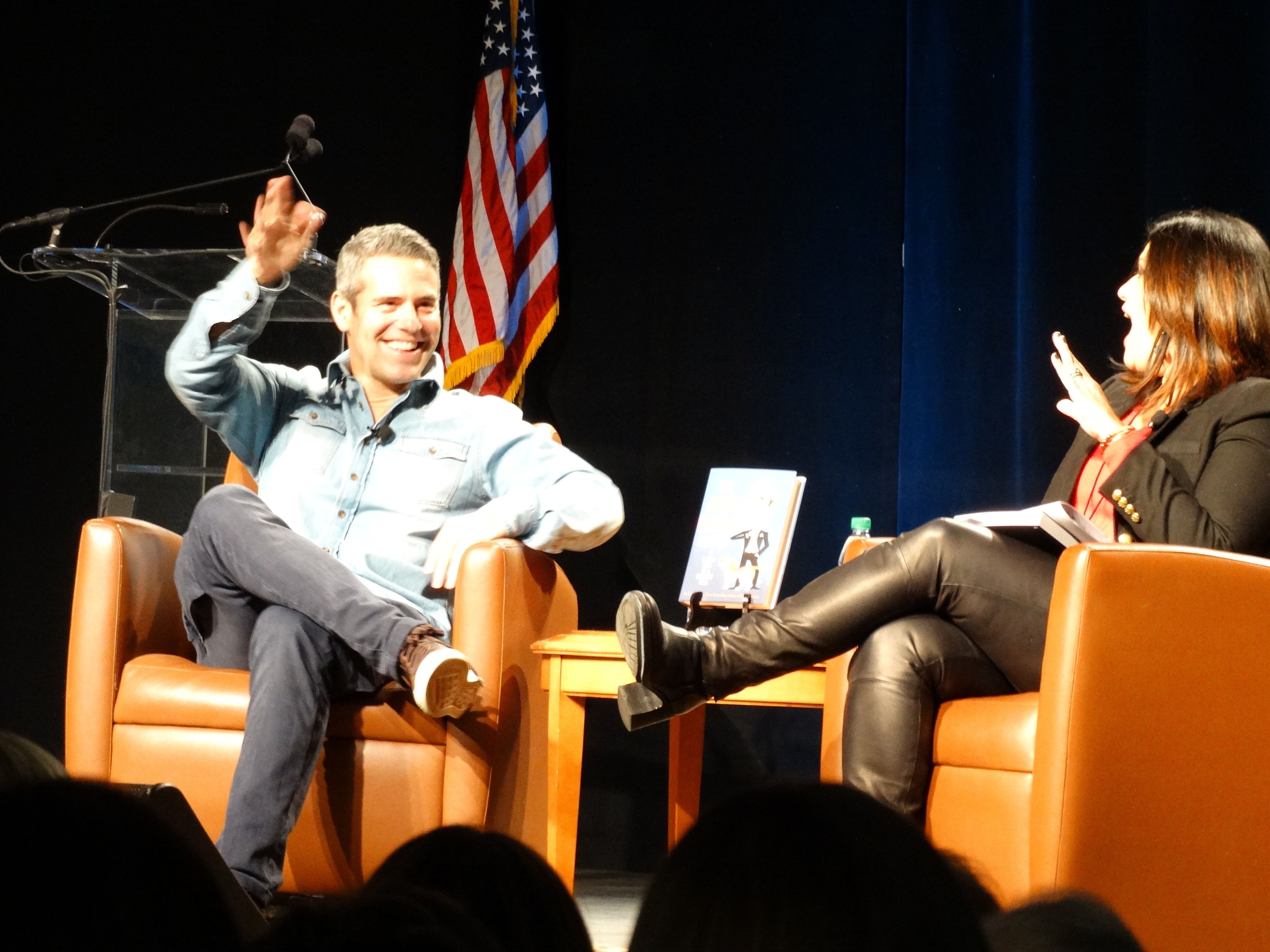 Andy Cohen (MJCCA Book Festival Nov. 20) dishes about pot lollipops, Swinging  Richards, his latest book