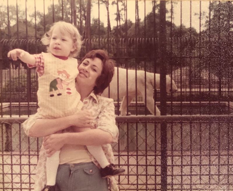 Andy Lipman as a toddler with his mom, Eva Lipman, in Florida at the Jacksonville Zoo. Andy’s parents wanted him to have as normal of a childhood as possible. 