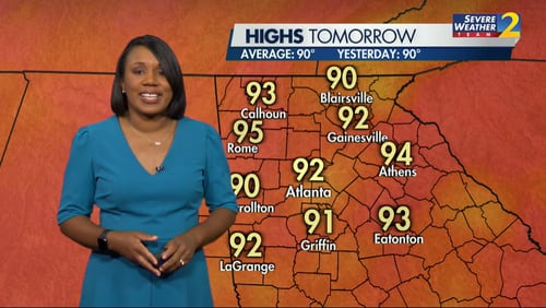 Channel 2 Action News meteorologist Eboni Deon delivers the weather forecast for Sunday, July 24, 2022.