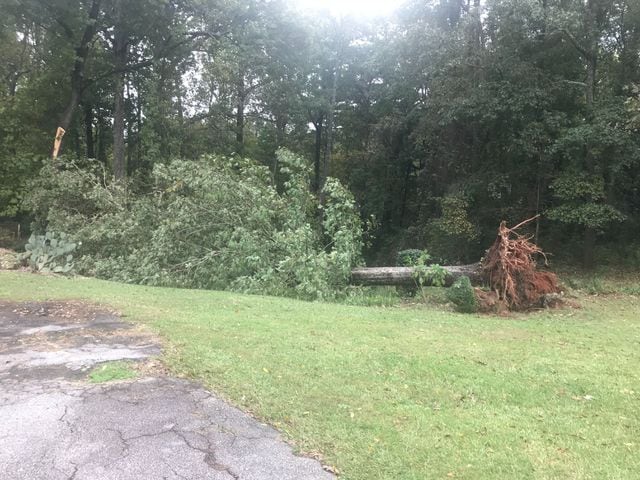 Atlanta storms from Hurricane Zeta