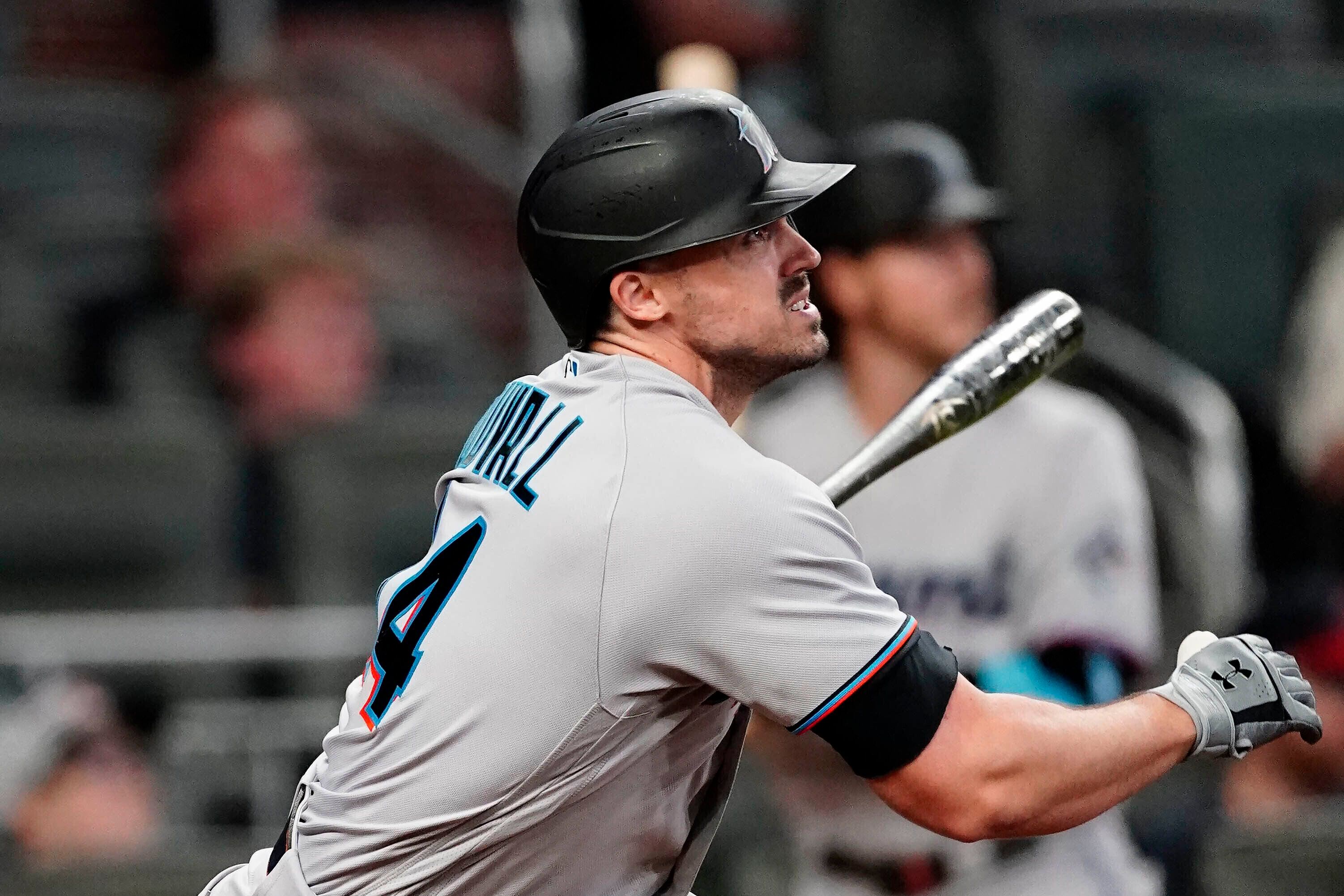 Adam Duvall exacts revenge on Braves, makes Marlins history in 14-8 win -  Fish Stripes