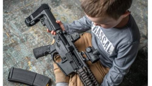 Georgia gunmaker Daniel Defense is facing a lawsuit that criticizes how it has advertised its rifles, one of which was used in the mass shooting in Uvalde, Texas, in 2022. The company has denied the allegations and asked a judge to dismiss the complaint. The lawsuit says Daniel Defense removed this social media ad after the Uvalde massacre, which killed 19 fourth-graders and two teachers.